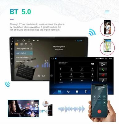 Transmisor FM original Android Estereo de coche con pantalla táctil de 7/9/10 pulgadas y Wifi GPS