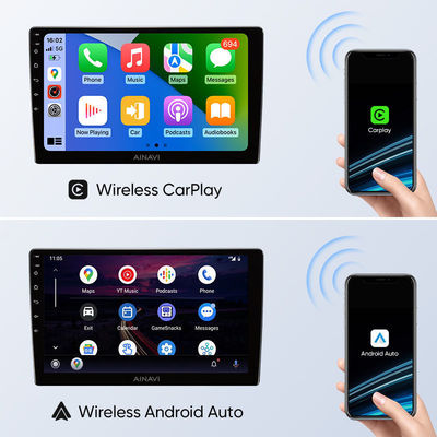 Pantalla táctil HD de 10 pulgadas reproductor multimedia de radio de automóvil 2DIN con Bluetooth USB TF FM cámara