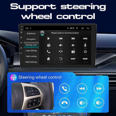 Pantalla táctil HD de 10 pulgadas reproductor multimedia de radio de automóvil 2DIN con Bluetooth USB TF FM cámara