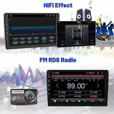 Radio de automóviles universal Android 12 de 10,1 pulgadas con pantalla táctil IPS y cámara AHD 1080P
