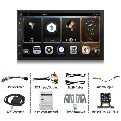 Reproductor multimedia de automóviles Android 10 de 9 pulgadas con pantalla táctil y navegación GPS