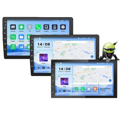 Universal 2 Din QELD/IPS Touch Screen Radio Player Carplay con función de pantalla dividida