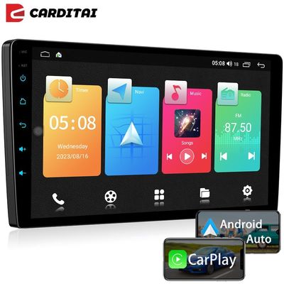 Jugador multimedia de automóviles Android de alta resolución 1024 * 600 9/10 pulgadas con puerto AUX