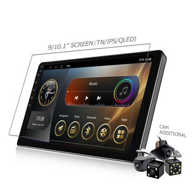 Disponible en varios idiomas 7/9/10 pulgadas Android Car Radio DVD Player con GPS WIFI Bluetooth