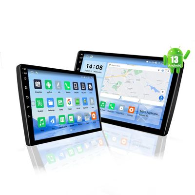 Radio universal para automóviles 2Din con Android inalámbrico Auto / CarPlay y cámara de respaldo de vista trasera