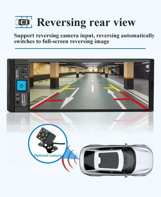 Car Radio Wireless Carplay 1Din MP5 Player con FM/AM/RDS Multimedia y Bluetooth