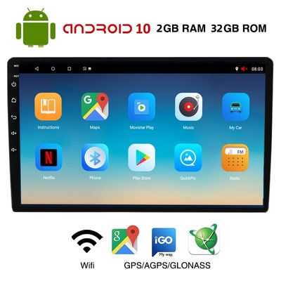 Radio de automóviles universal multilingüe 2 Din Android 12 para el Nissan Toyota Kia moderno