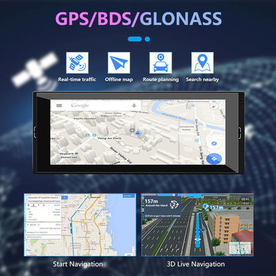Android OS Android 10 MP5 Player 6.86 IPS Pantalla táctil GPS Wifi Cámara trasera Radio de DVD de coche