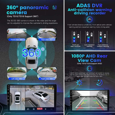 9" Android Radio de coches GPS 1280*720 8-Core 6 128GB 4G Carplay DSP/RDS Jugador de DVD para coches