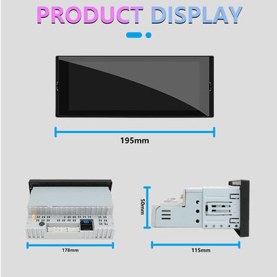 Universal de 6,86 pulgadas Dual Din Car Stereo Autoradio Unidad de cabeza de audio de automóvil multimedia Android Car Player