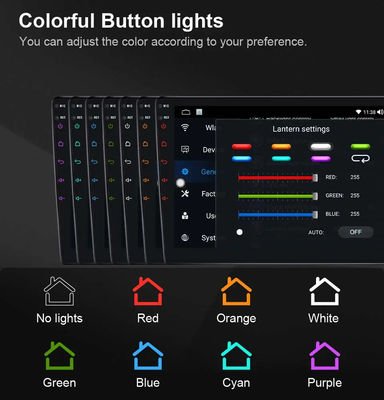 Universal Car Fitment 9 pulgadas Android 10.0 Radio para automóviles con 1G 2G 16G 32G Memoria y Wifi