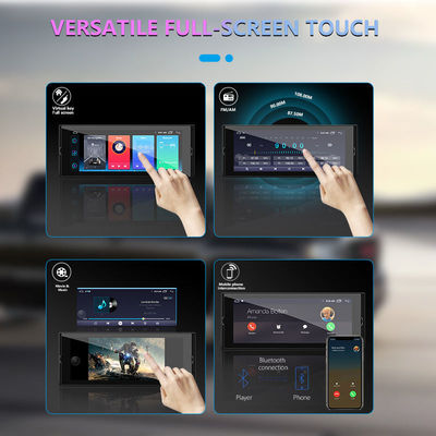 Radio universal de automóviles estéreo de 6,86 pulgadas con pantalla táctil Android Autoradio con pantalla dividida