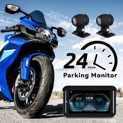 Navegación de motocicleta portátil GPS 5 pulgadas Apple Carplay inalámbrico y Android Auto