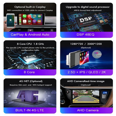 Navegación GPS Carplay 2 Din Android 11 para BMW 3 E90 E91 E92 E93 2005 2012 Radio de coches