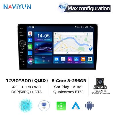 9 pulgadas Car Play BT FM pantalla táctil Car Video Player Universal Doble Din Android 2Din
