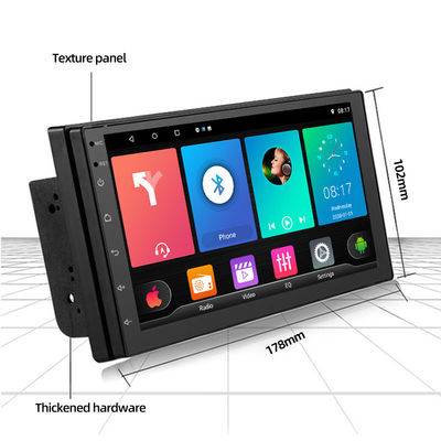 1 16GB de pantalla táctil reproductor multimedia de automóviles con CarPlay inalámbrico incorporado y puerto AUX