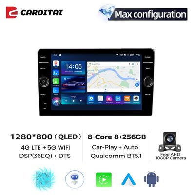 Carplay inalámbrico / cableado Android Auto Bluetooth FM Mirror Link Car Stereo 4 núcleo CPU 9&quot; Tamaño de pantalla Radio MP5
