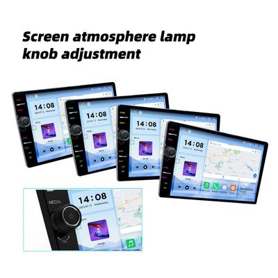 10.1&quot; Pantalla táctil 2 32GB Full-fit Android Media Player DVD 2Din Navegación de automóviles Radio 360 Panorama CarPlay-Android Auto