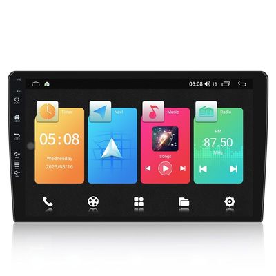 Carditai Android 10 QLED Car Audio 2 32G Unidad de cabeza con GPS incorporado y pantalla de 9/10 pulgadas