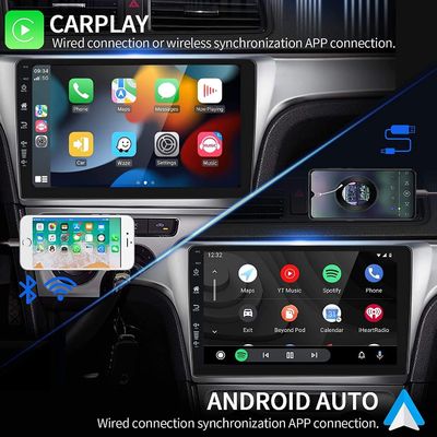 Carditai Android 10 QLED Car Audio 2 32G Unidad de cabeza con GPS incorporado y pantalla de 9/10 pulgadas