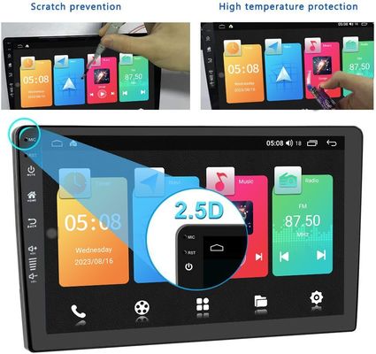 Carditai Android 10 QLED Car Audio 2 32G Unidad de cabeza con GPS incorporado y pantalla de 9/10 pulgadas