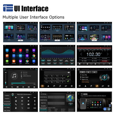 Carditai Android 10 QLED Car Audio 2 32G Unidad de cabeza con GPS incorporado y pantalla de 9/10 pulgadas
