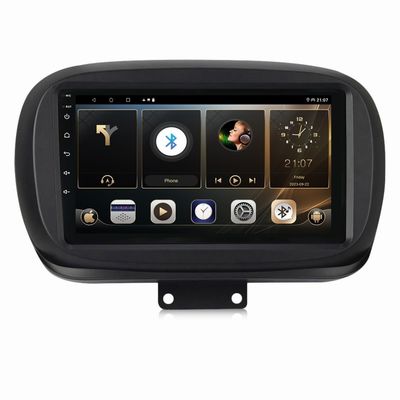 FIAT 500 2007-2015 reproductor de audio estéreo para automóviles 2 din con cámara AHD 1080P y CPU de 4 núcleos