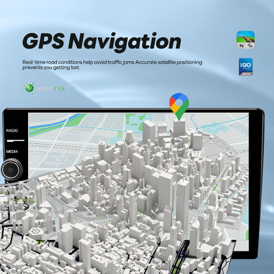 9 pulgadas de coche GPS reproductor de estéreo con DSP 36 EQ ajuste y cableado Carplay Android Auto
