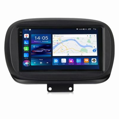 FIAT 500 2007-2015 reproductor de audio estéreo para automóviles con 2DIN incorporado y Apple Carplay
