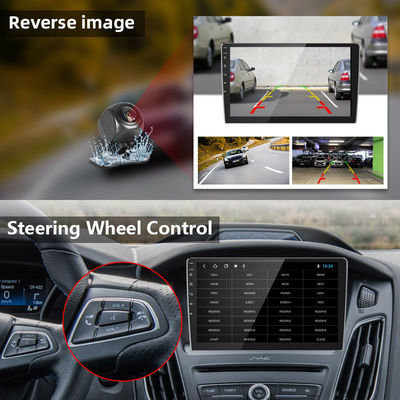 Universal 10.0 Android Car Audio Multimedia Player con navegación GPS y pantalla táctil