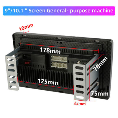 Universal 10.0 Android Car Audio Multimedia Player con navegación GPS y pantalla táctil