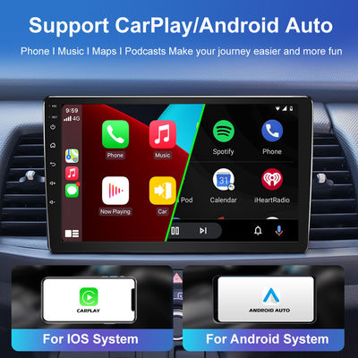 Universal 2din Car Radio Audio Stereo con 2G 32G Android 10.0 DSP y pantalla giratoria