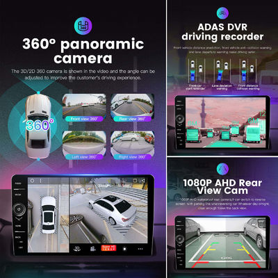 Universal Construido en 4G Android 12 Auto Electrónica TS18 9/10 pulgadas de mando de cabeza Radio de coche