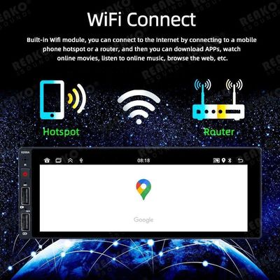 1G / 2G RAM Audio de automóvil FM AUX Bluetooth Carplay Android Auto 6.86' 'Jugador de MP5 de radio de automóvil