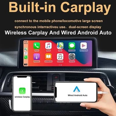12.3''QLED pantalla 4G LTE Wifi DSP Carplay Android Auto 2Din Radio para automóviles para BMW / Benz / Audi Universal