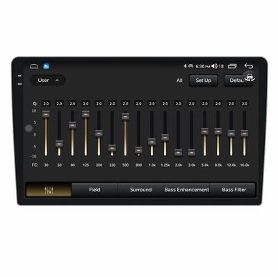 Colocación en el panel de control MP5 reproductor multimedia con Bluetooth y sistema de audio 2k