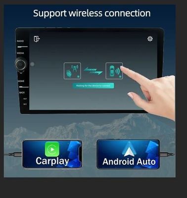 Instalación universal para automóviles 2 Din Knob Auto Audio Estéreo con pantalla táctil y navegación GPS