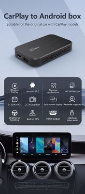 Android Auto inalámbrico y Apple Carplay Media Box con otro estilo de diseño portátil