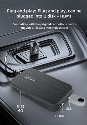 Android Auto inalámbrico y Apple Carplay Media Box con otro estilo de diseño portátil