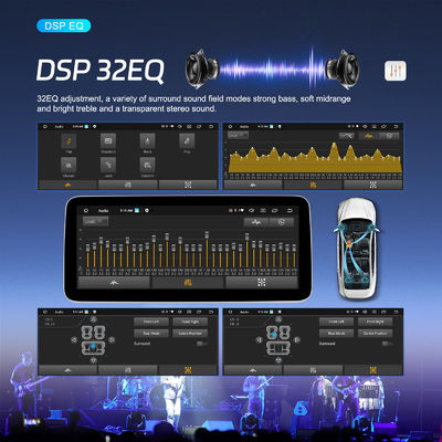 Experimenta entretenimiento con el reproductor multimedia de automóviles de 12,3 pulgadas