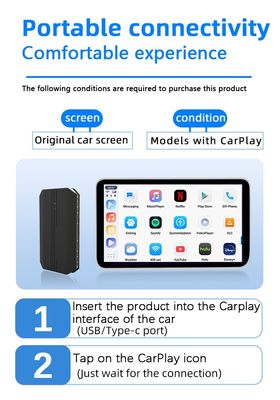 Actualice su coche a CarPlay inalámbrico con Universal Plug and Play Android 12 Media Box