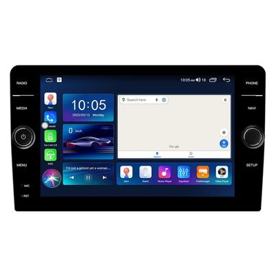8 pulgadas 2din Android 13 Car Stereo con pantalla QELD GPS Wifi y cámara Diseño completo
