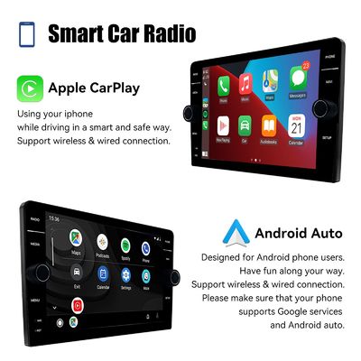8 pulgadas 2din Android 13 Car Stereo con pantalla QELD GPS Wifi y cámara Diseño completo