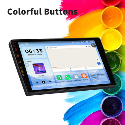 Reproductor de video multimedia de automóviles Android de alta definición 1280 * 800P 2 Din con radio GPS BT