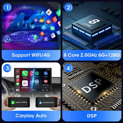13.3 pulgadas Android 12 Carplay 4G Navegación GPS para Chevrolet Silverado GMTK2 2013-2018 Jugador multimedia