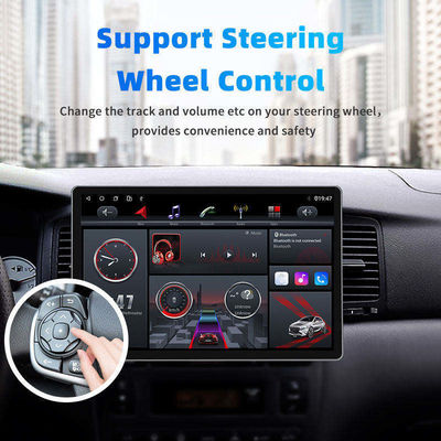 Soporte para varios idiomas 2din Android Car Stereo con pantalla vertical de 13 pulgadas y GPS