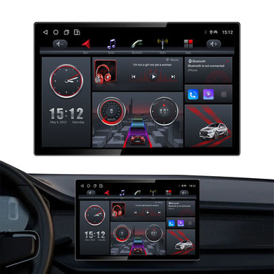 Apoya el reproductor de DVD de radio automático de pantalla grande 2DIN 13 pulgadas Android 12 2K 2000x1200