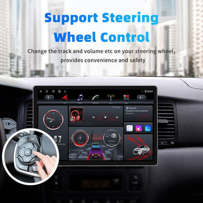 Pantalla táctil Android Car Radio 2.5D GPS Navegación Jugador multimedia 1Din 13" Universal