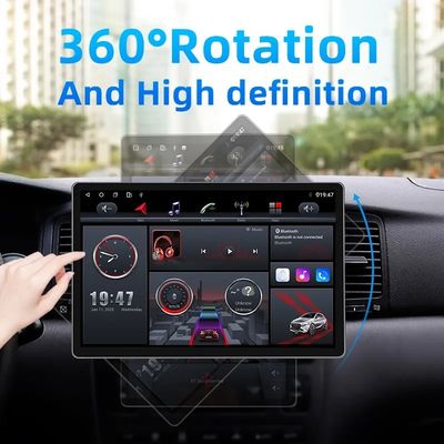 Matt Negro reproductor de DVD de automóviles multimedia de 13 pulgadas Android 12 radio estéreo para automóviles universales