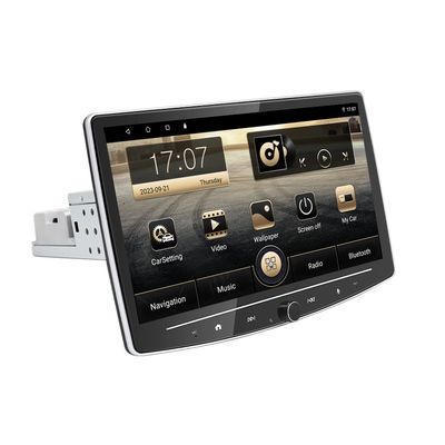 Radio de automóvil giratorio de 360 grados con reproductor multimedia Android de 10,1 pulgadas y 2 GB de RAM